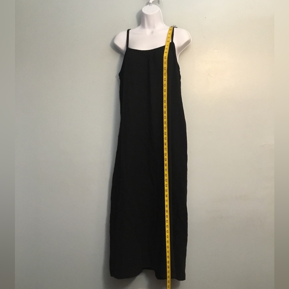 Sol Angeles Black Maxi Dress with Spaghetti Straps
